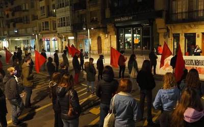 “Burgesiaren diktadura” salatu du Durangaldeko GKS antolakundeak