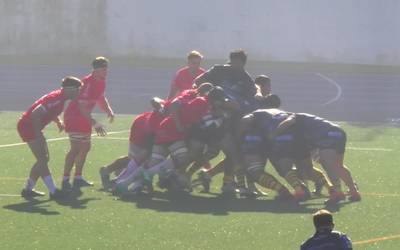 AMPO Ordizia Rugby taldeak U.E: Santboiana talde kataluniarra mendean hartu zuen 41-25