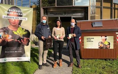 Edukiontzi marroiaren erabilera sustatzeko kanpaina abiatu du Durangaldeko Mankomunitateak