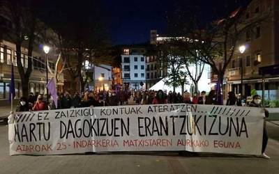 Elkarretaratze jendetsua indarkeria matxistaren kontra