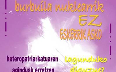 Heteropatriarkatuaren aginduak erretzen: Basaburuko Bilgune Feministak ekimen berezia eginen du arratsaldean