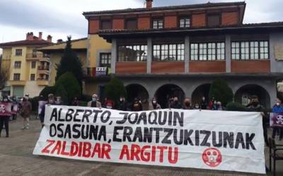 [BIDEOA] Domekarako mobilizazioak iragarri ditu Zaldibar Argituk