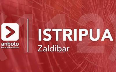 Motor gidari bat ospitalera eraman dute Zaldibar eta Ermua artean gertatutako istripu baten ondorioz