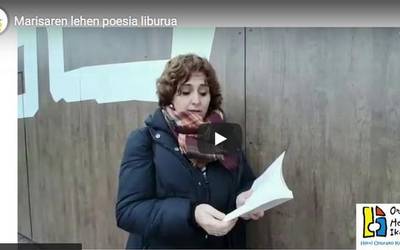 Marisa Arruabarrenak, bere lehen poesia liburuan, keinu bat egin dio Ikastolari 'Amets zaharra' poesiarekin