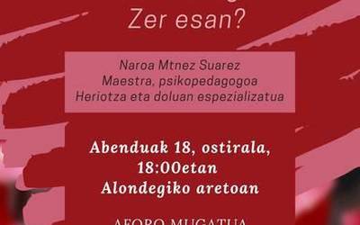 'Haurrak eta heriotza' hitzaldia antolatu du Txiribueltak ostiralerako