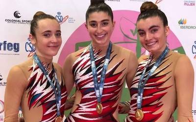 Dragoi gimnasia taldeak garaipena lortu du Espainiako Txapelketan