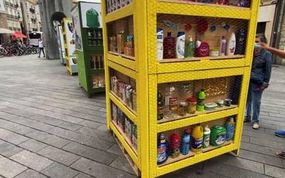 Birziklapenerako edukiontziak zuzen erabiltzeko kanpaina Otxandion