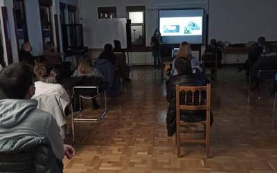 Erabateko arrakasta izan zuen Haizea Otaola Usiak eskainitako hitzaldiak