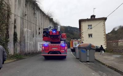 Emakumea jausi da etxe barruan
