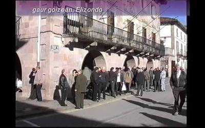 San Anton eguneko ospakizunak Elizondon 2002an