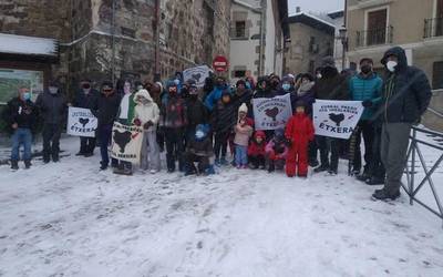 Gatzagarrak ere euskal presoen eskubideen alde egin dute