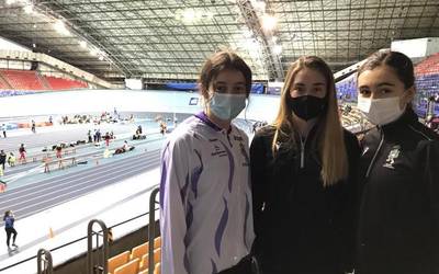 Hiru atleta arrasatear aritu dira asteburuan Donostiako belodromoan