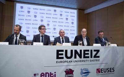 Baskoniaren EUNEIZ unibertsitate pribatuaren proiektua onartu du Eusko Jaurlaritzak