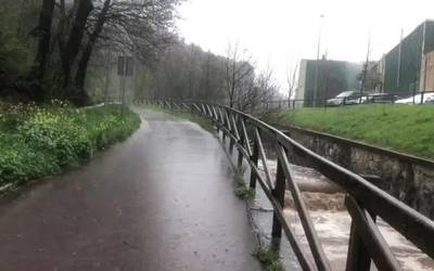 Elurrik apenas, baina euria gogotik