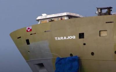 Asteartean itsasoratuko dute Tarajoq ontzia