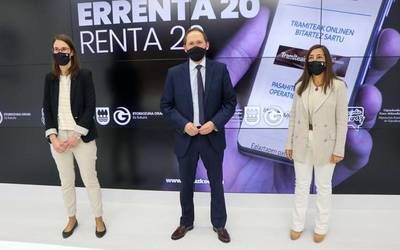 Gipuzkoako Foru Ogasunak errenta aitorpenaren kanpaina aurkeztu du