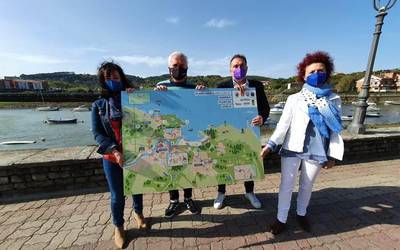 Barrika, Gorliz eta Plentziako mapa turistiko bateratua aurkeztu dute