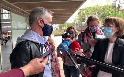 [BIDEOA] Iñigo Urkullu lehendakaria, Bilboko atzoko liskarren harira: "Ertzaintzak eta udaltzaingoak proportzionaltasun eta erantzukidetasun osoz joka