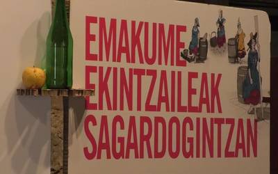 Ordiziako D´Elikatuzen “Emakume ekintzaileak sagardogintzan” erakusketa ikusgai apirila bukaera arte