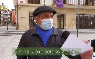 Bideoa: Zer esanahi du "Jun hai Joxepeteko zelaire!" esamoldeak?