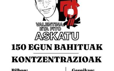 Valentina eta Fito askatu! lelopean kontzentrazioa deitu du JARDUNek ostegunean