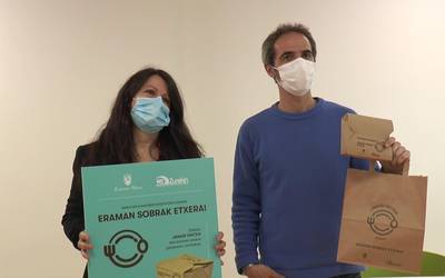 Elikagaien xahuketa ekiditeko, 'Gourmet Bag' ekimena jarri du martxan Zarauzko Udalak