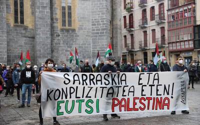 Arrasateko 28 eragilek elkartasuna adieraziko diote Palestinari