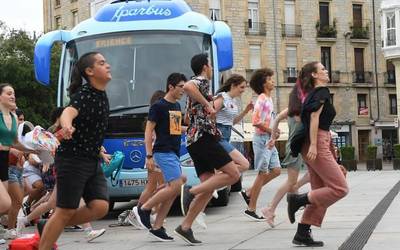 Gasteizen hasi dute Goazen telesailaren grabazioa