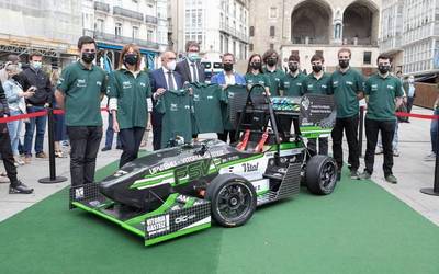 Arabako ikasleek Formula Student proiektuan sortutako monoplaza elektrikoa aurkeztu dute