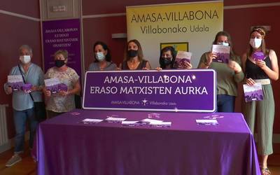 Amasa-Villabonako udalak eraso matxisten aurkako kanpaina abiatu du mugimendu feministarekin