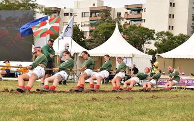 Basque Country selekzioak hiru domina eskuratu ditu Sokatira Mundialean