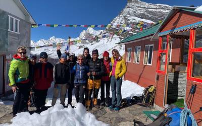 Himalayan dagoen Mera Peak mendia igo du Ainhoa Lendinezek, bost emakumez osatutako espedizioan