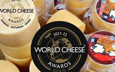 Izoriako gaztak 4 domina jaso ditu '2021/22 World Cheese' munduko txapelketan