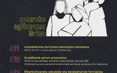 Autodefentsa feminista kamixeten banaketa