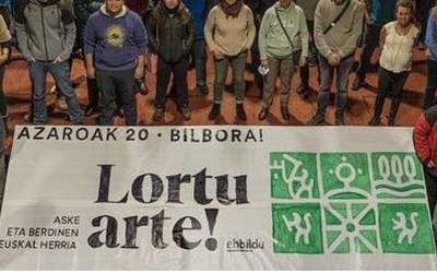 Azaroaren 20ko manifestaziora joateko deia egin du Antzuolako EH Bilduk