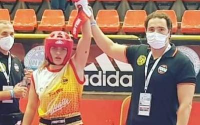 Izaro Blanco Europako Kick Boxing txapeldun berria da