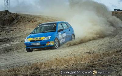 Javi Goikoetxea kopiloturik onena Corella Hiria Lur Gaineko Rallysprintean