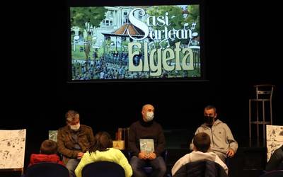 'Sasi artean Elgeta' komiki-albumaren atzean gordetzen dena