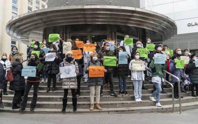 Lehen Mailako Arretako murrizketen aurka mobilizatu dira Araban
