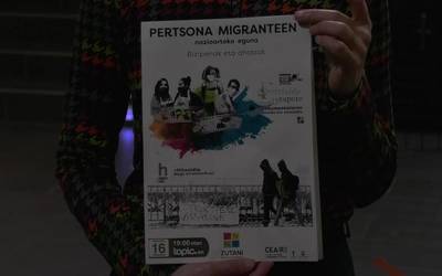 Pertsona Migranteen Egunaren harira Zutanikek dokumental berriaren aurkezpena egin du  aurkezpena