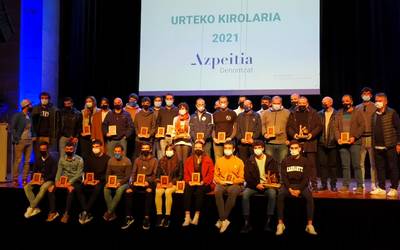 Alaia Juaristik, Juaristi ISB taldeak eta Xanti Merinok jaso dute  2021 urteko Kirolaria saria