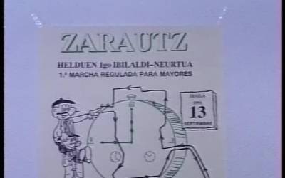 Helduen 1go ibilaldi-neurtua Zarautzen 1991