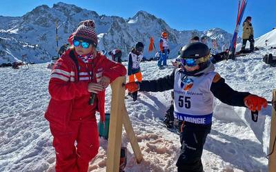 Ibon Baskaranek garaipen batekin estreinatu du snowboard lehiaketetan hasi duen ibilbidea