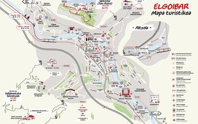Elgoibarko mapa turistikoa argitaratu du estreinakoz Udalak