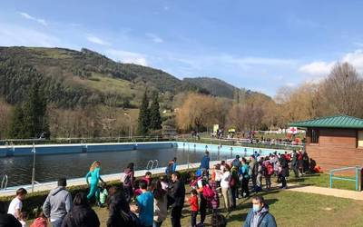 Laudio Atletismoko Eskola krosaren 25. edizioa jokatu dute gaur goizean Ellakurin