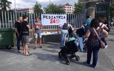 Pedriatria 24 orduz plataforma "pozik", Mankomunitatearen eta Osasun Sailaren arteko bileragaz