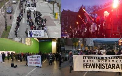 'Prekarietatearen aurrean, feministok borrokara!' lemapean mobilizazio ugari deitu du Aiaraldeko Mugimendu Feministak