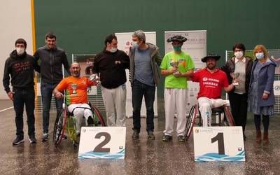 Idiazabalgo Igarondo pilotalekuak XII. euskal pilota egokituko finalak hartu zituen