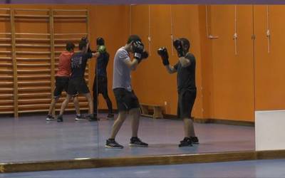 Ateak ireki berri ditu Arrasate Box boxeo eskolak