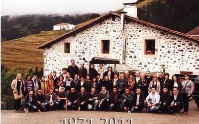 1971n jaiotakoen bazkaria maiatzean
